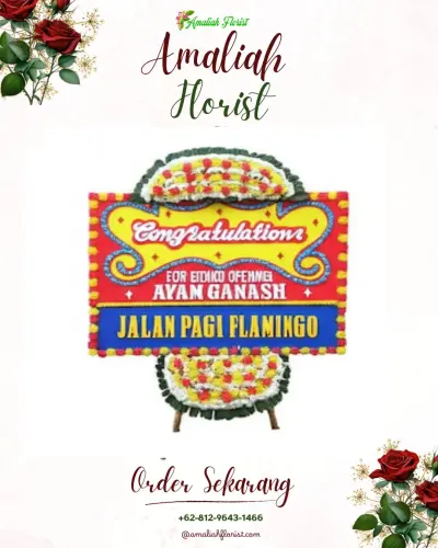 Bunga Papan Congratulation di Harjosari Lor